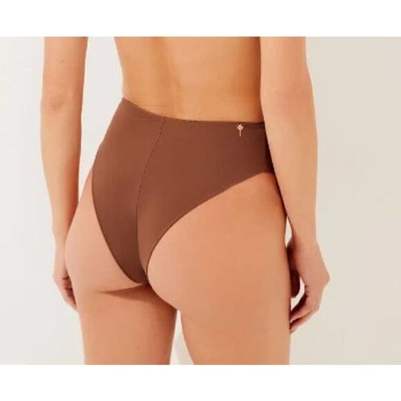 NWT Agua De Coco Brown Hot Pants Bikini Bottom Sz. XS - Picture 2 of 11